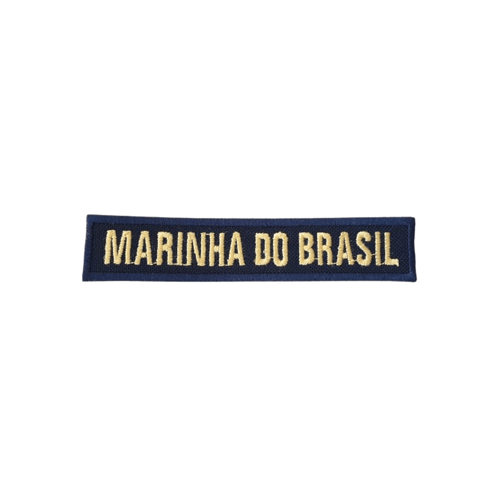 TARJETA BORDADA AZUL MARINHA DO BRASIL - Expresso Militar