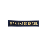 TARJETA BORDADA AZUL MARINHA DO BRASIL